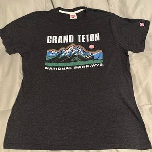 Homage Grand Teton National Park Large T Shirt